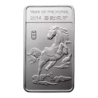 1/2oz Silver Bar - Lunar Horse