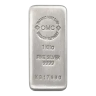 1 Kilo OMC Silver Bar (99.99%)