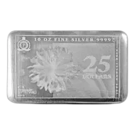 2023 10 oz Niue Silvernote Rectangular Silver Coin