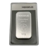 100g Silver Bar | Heraeus