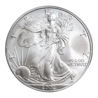 2002 1 oz American Silver Eagle BU