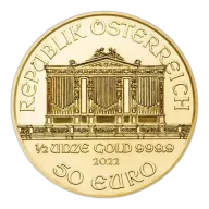 Austrian Gold Philharmonic, 1/2 oz - Backdated