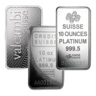 10 oz Platinum Bar