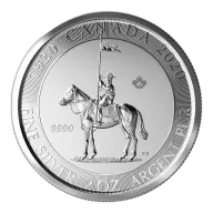 2 oz 2020 Royal Canadian Mounted Police Silver Coin