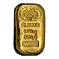 100g PAMP Suisse Gold Bar