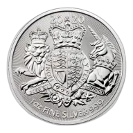 Royal Mint 1 oz Silver, British Royal Arms - Misc. Dated