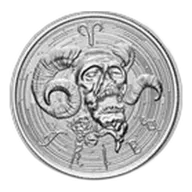 1 oz Silver Round - Aries (Zombie Zodiacs)