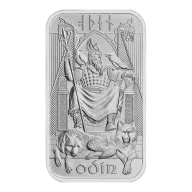 Norse Gods - Odin - 1oz Silver Minted Carded Bullion Bar