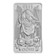 Norse Gods - Odin - 10oz Silver Minted Carded Bullion Bar