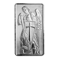 Scottsdale Mint 10 oz Archangel Michael Silver Bar