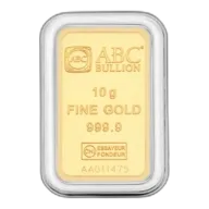 10g ABC Gold Minted Bar