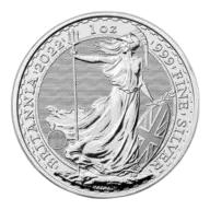 2022 1 oz Silver Britannia Coin