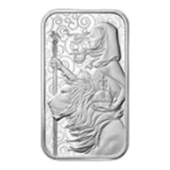 1 oz Silver Bar - The Royal Mint Una and the Lion Great Engravers