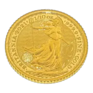 1/10 oz Britannia Gold Coin