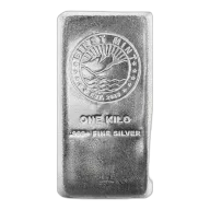 1 Kilo First Mint Silver Bar