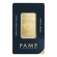 1 OZ GOLD BAR PAMP .9999 FINE
