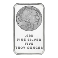 5 oz Buffalo Silver Bar