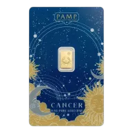 0.5g Zodiac Cancer Gold Bar