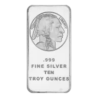 10 oz Buffalo Silver Bar