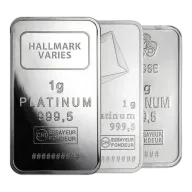 1 Gram Platinum Bar