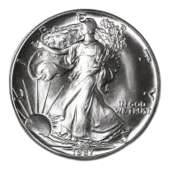 1987 1 oz American Silver Eagle BU