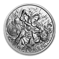2 oz Silver High Relief Round - Molon Labe (Type 5)