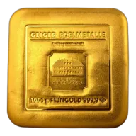 Gieger Original 1kg Cast Gold Bar