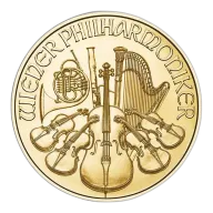 1/2 oz Austrian Philharmonic Gold Coin (Year Varies)