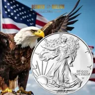 US Mint 1oz American Silver Eagle (Type 2) Coin in Capsule (1oz)