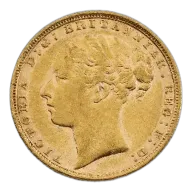 Sovereign Coin Queen Victoria Young Head St George Back UK