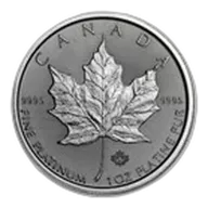 2021 Canada 1 oz Platinum Maple Leaf BU
