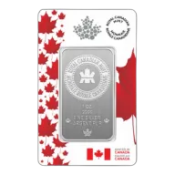 1 oz Royal Canadian Mint Silver Bar