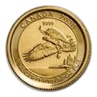 2020 Canada 1/10 oz Gold $5 Bald Eagle