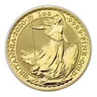 2020 Great Britain 1 oz Gold Britannia BU