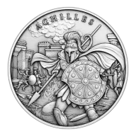 SilverTowne Legendary Warriors Achilles Silver Round - 1oz