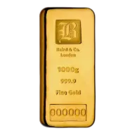 1kg Baird & Co Gold Cast Bar