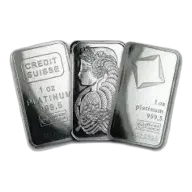 1 oz Platinum Bar