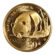 Chinese Gold Panda Half Ounce 1987