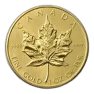 1985 Canada 1 oz Gold Maple Leaf BU