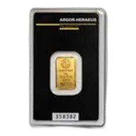 5 gram Gold Bar - Argor-Heraeus (In Assay)