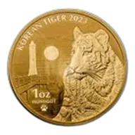 2023 South Korea 1 oz Gold Tiger BU (w/Box & COA)