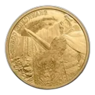 1 oz South Korean Gold Chiwoo Cheonwang BU (Random, Abrasions)