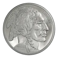 1 oz Golden State Mint Buffalo Silver Round