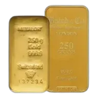 Pre-Owned 250g Gold Bar