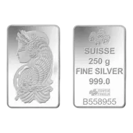 PAMP 250 Gram Fortuna Silver Bar