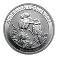 2013 Australia 1 oz Silver Kookaburra BU (Snake Privy)