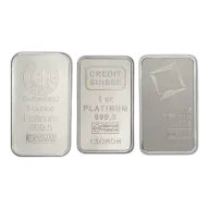 1 oz Platinum Bar - Varied Mints