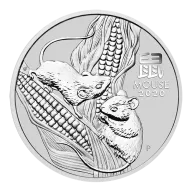 Lunar III Mouse 2oz Silver Coin 2020 | margin scheme
