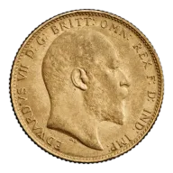 Edward VII Full Sovereign Random Date/Mint Our Choice