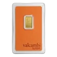 2.5 gram Gold Bar - Valcambi (In Assay)